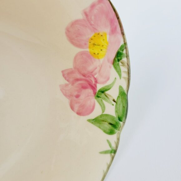 Franciscan c.1964-66 Serving Bowl Desert Rose Pink Floral Hand Painted USA Mark - Picture 3 of 9